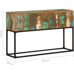 vidaXL, Konsolentisch, Inlinica (30 x 120 x 75 cm)