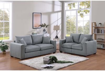 Poundex 2-Piece Sofa Set