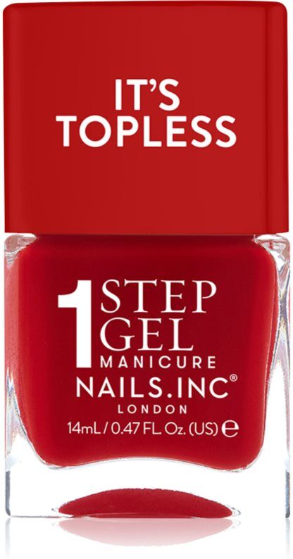 Nails Inc. It’s Topless vernis à ongles gel pour un effet longue tenue teinte Kendall 14 ml