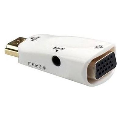 PremiumCord pÅevodník HDMI na VGA + audio, bílý (VGA) (KHCON-48)