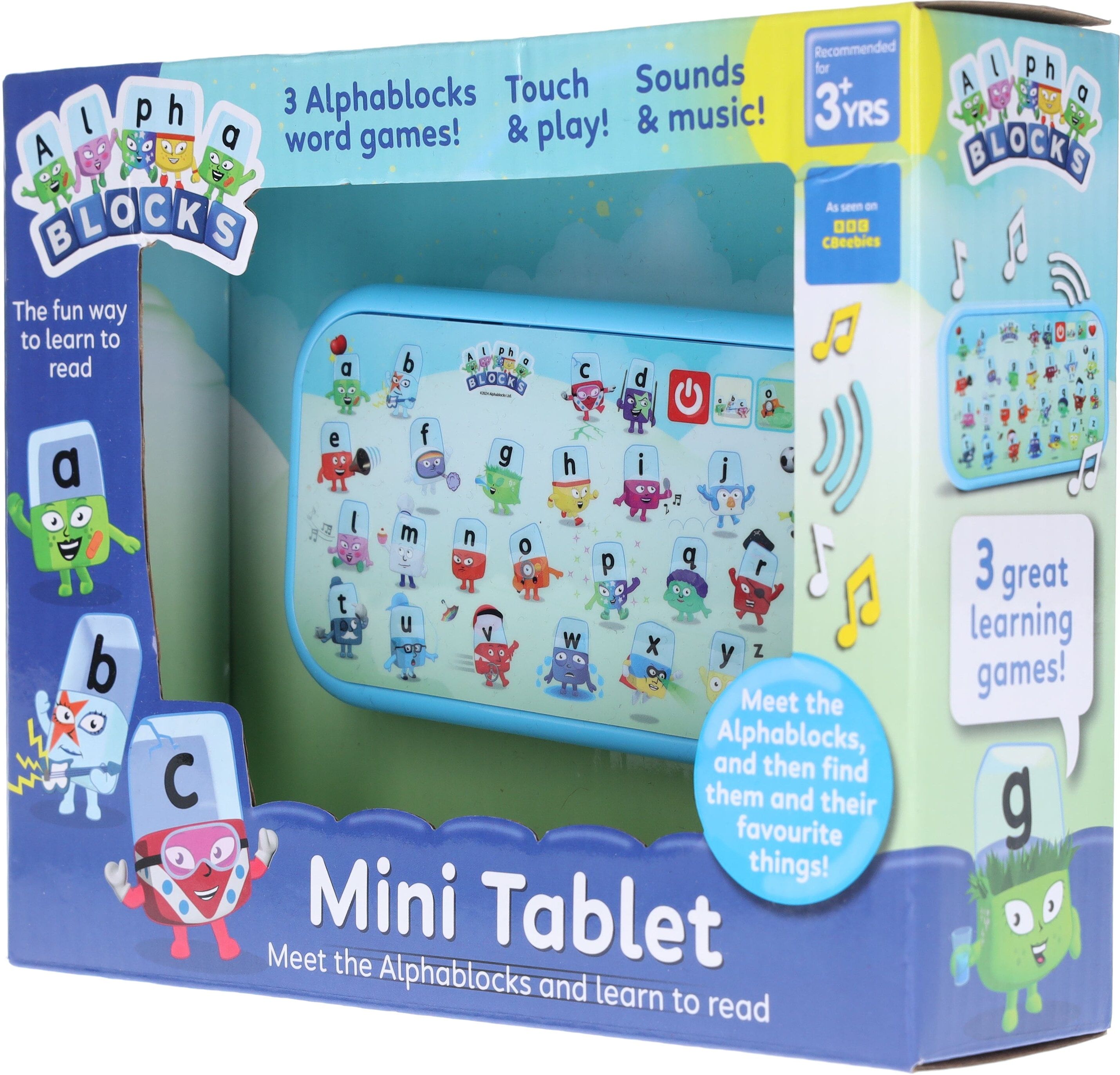 Alphablocks Mini Tablet Toy: The Fun Way To Learn to Read - Ages 3+ - Educational Toy TRENDS UK LTD