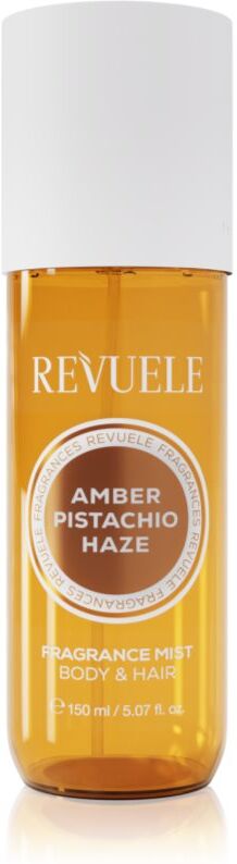Revuele Amber Pistachio Haze Fragrance Mist brume parfumée corps et cheveux pour femme 150 ml