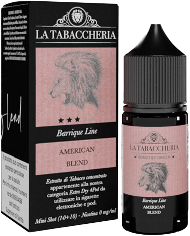 La Tabaccheria American Blend Extra Dry Aroma Mini Shot 10ml Tabacco Virginia Burley Oriental