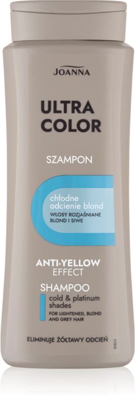 Joanna Ultra Color shampoing nettoyant et nourrissant pour cheveux blonds 400 ml
