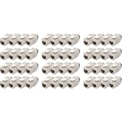 Digitus CAT 6A Keystone Jack, geschirmt, 48 Stück werkzeugfreie Verbindung (Keystone Modul), Zubehör Netzwerk
