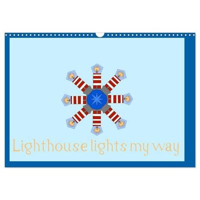 Lighthouse lights my way (Wall Calendar 2027 DIN A3 landscape), CALVENDO 12 Month Wall Calendar