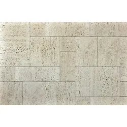 Vaspo Travertin Wandfliese beige Mix cm Relief V55006