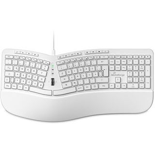 MediaRange kabelgeb. ergonomisch Multimedia Tastatur,1.8m