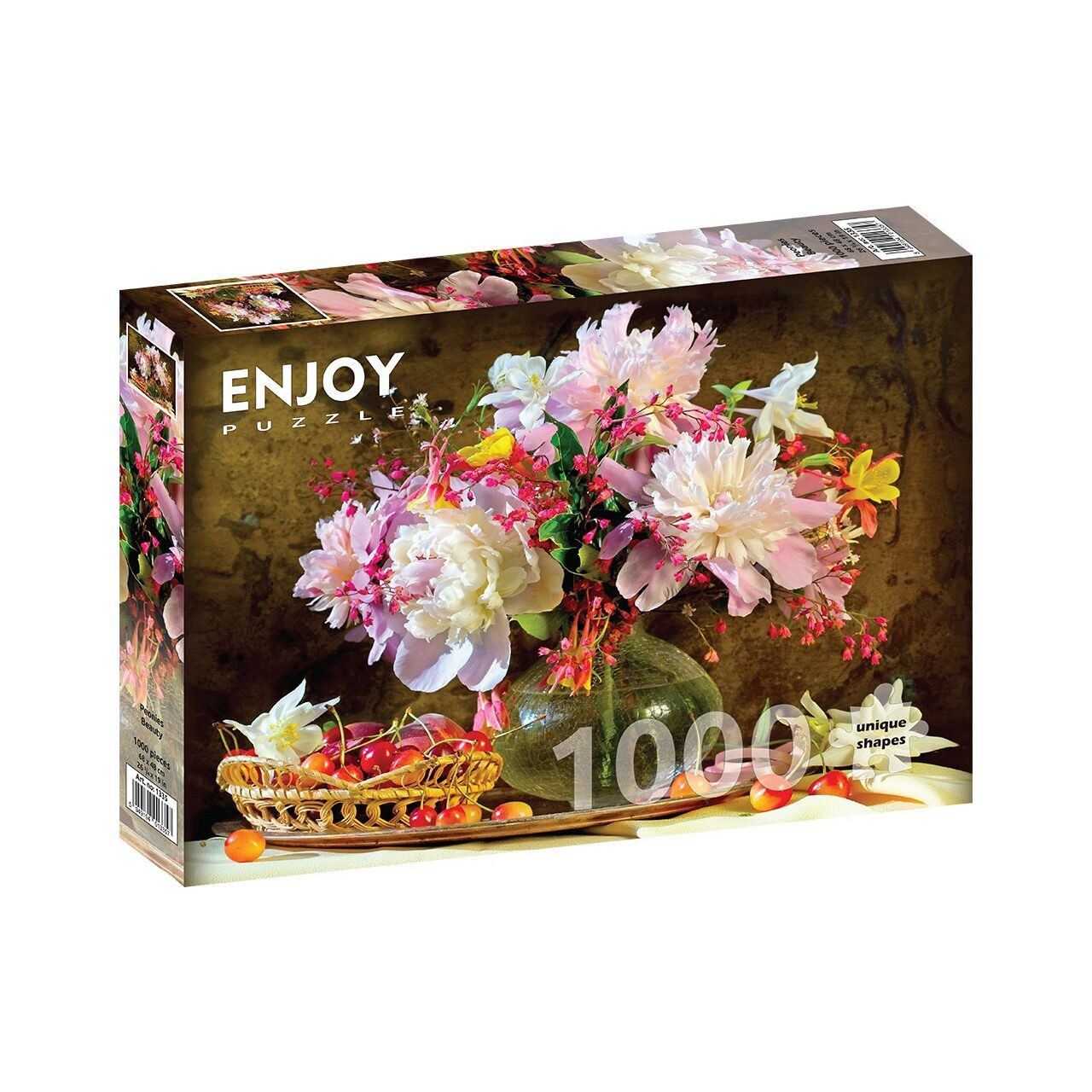 ENJOY Puzzel De schoonheid van de pioenrozen 1000 stukjes