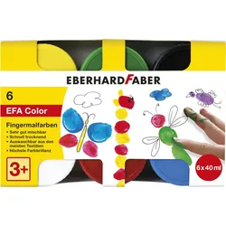 EBERHARD FABER Fingerfarben EFA Color farbsortiert