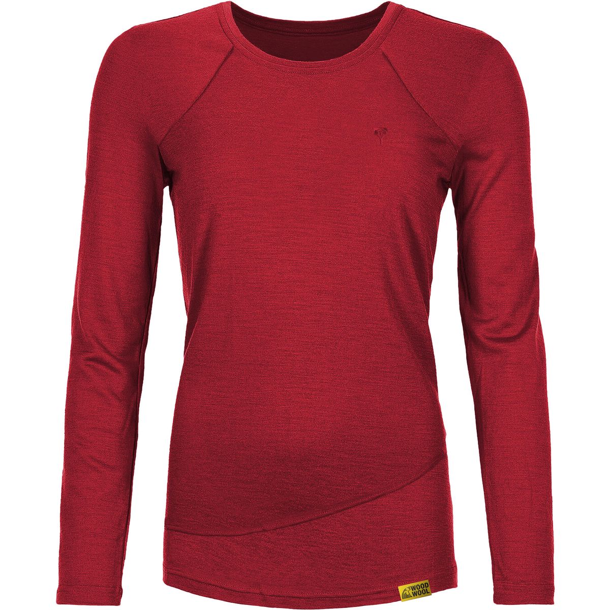 Grüezi Bag Woodwool Longsleeve Lady Chapel fired red brick (5002) S 2350-5002-S