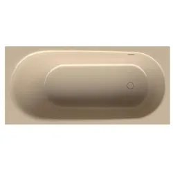 Bette BetteComodo Badewanne 1642-003 170x75x45cm, Überlauf vorne, Fußende rechts, bahamabeige