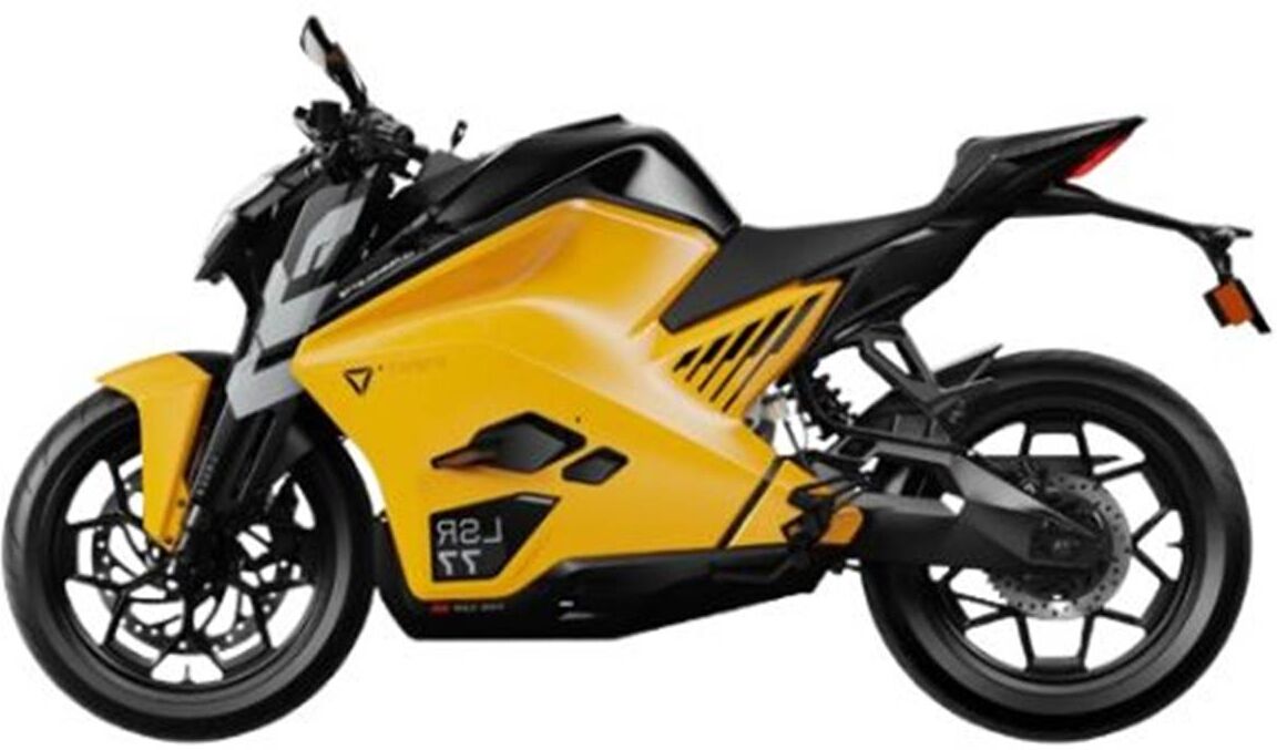 Mota eléctrica Velca Ultraviolette F77 SuperStreet Recon amarela