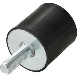 TRU COMPONENTS Gummipuffer TC-NT40-40-43A Härte (Details) 43 Shore A Maximale statische Auflast 60 kg TC-13745708