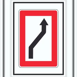 HB-Druck Wechsel auf die Fahrwasserseite Steuerbordseite Symbol Aufkleber A1 (594x841mm)