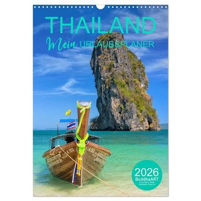 THAILAND - Mein Urlaubsplaner (Wandkalender 2026 DIN A3 hoch), CALVENDO Monatskalender