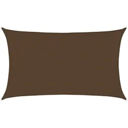 vidaXL Sonnensegel 160 g/m2 Braun 5x8 m HDPE