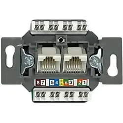 RKB 5Gbit Netzwerkdose 2-fach Up 0 80000004