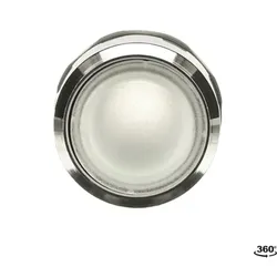 ABB MP2-31C Leuchtdrucktaster, farblos, flach-verrastend, Frontring Metall verchromt, beleuchtbar