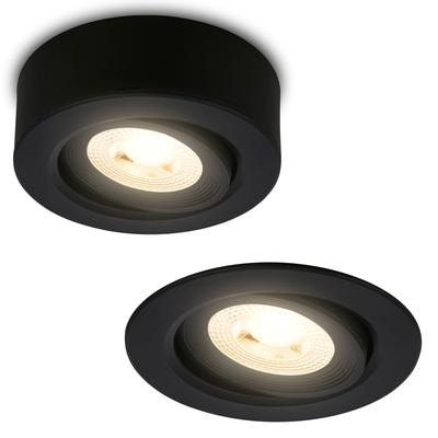 BRILONER LEUCHTEN Deckenleuchte "Einbauleuchte", schwarz, Leuchten, Deckenleuchte