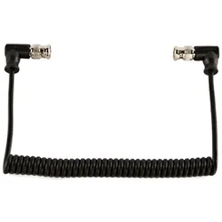 Shape 10" Coil SDI Cable BNC 90 Degree Connectors (3 m), Audiokabel