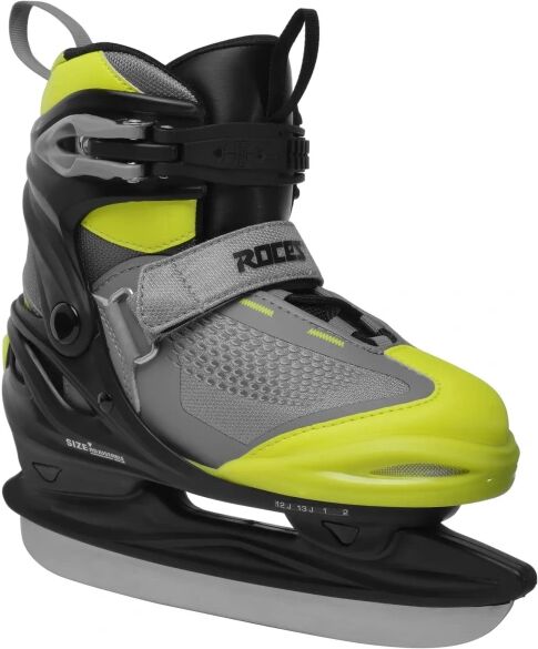 Pattini Ghiaccio Bambini Roces Moody Ice X (Black/Lime - 36-40) taglia 36-40 EU