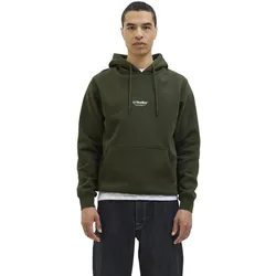 Jack & Jones Herren Hoodie Kapuzenpullover JJESOHO SWEAT HOOD - Relaxed Fit - 12278789 Mineral Blue - M