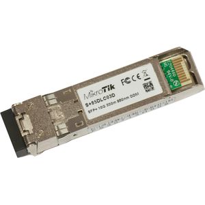 MikroTik Transceiver S+85DLC03D, SFP+ bis 10 Gbit/s, Multimode, LC-Duplex