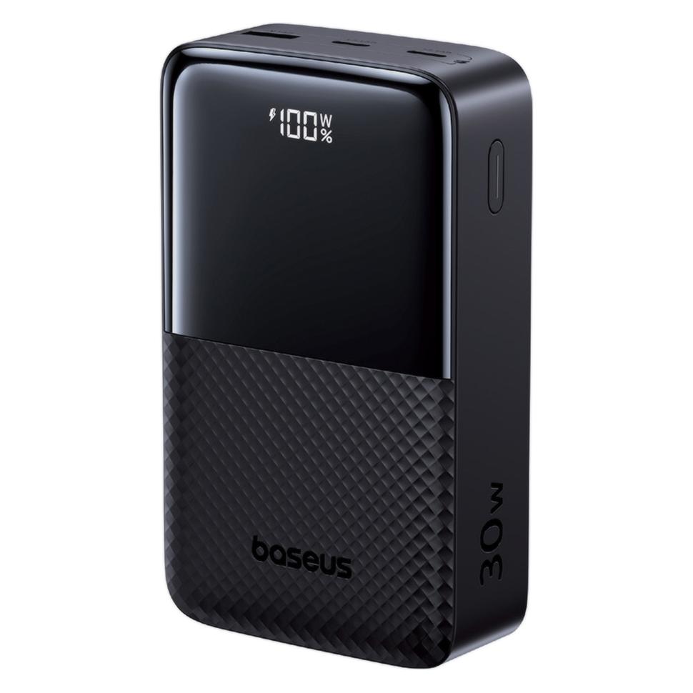 Baseus LiPo-Powerbank 20.000 mAh, 30 W, USB-A, USB-C, Bipow2 Pro, schwarz, EnerFill FP51 (20000 mAh, 30 W) (E0031600)