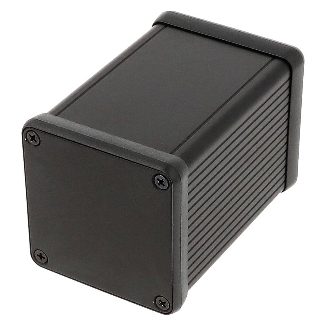 Hammond 1455CS801BK Universal-Gehäuse 80 x 54 x 54 Aluminium extru (Gehäuse) (1455CS801BK)