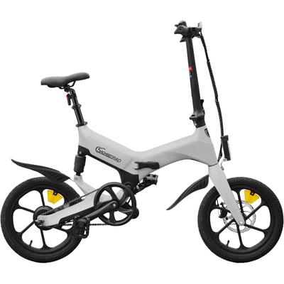 E-Bike SACHSENRAD "F12" Gr. 43, weiß, Elektrofahrräder, 43cm, 16 Zoll (40,64cm), LCD-Steuerdisplay, Fahrmodus Pedelec, LED-Frontlicht, LED Rücklicht