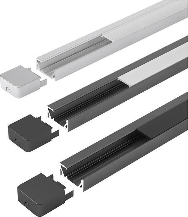 Format LED ChannelLine G1 black dark 10erSet L=3000 Profil *H5587518*