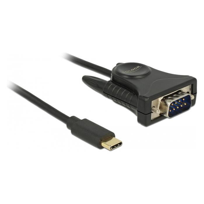 Delock Adapter USB-C>1x Seriell DB9 RS-232 (1.80 m) (62964)