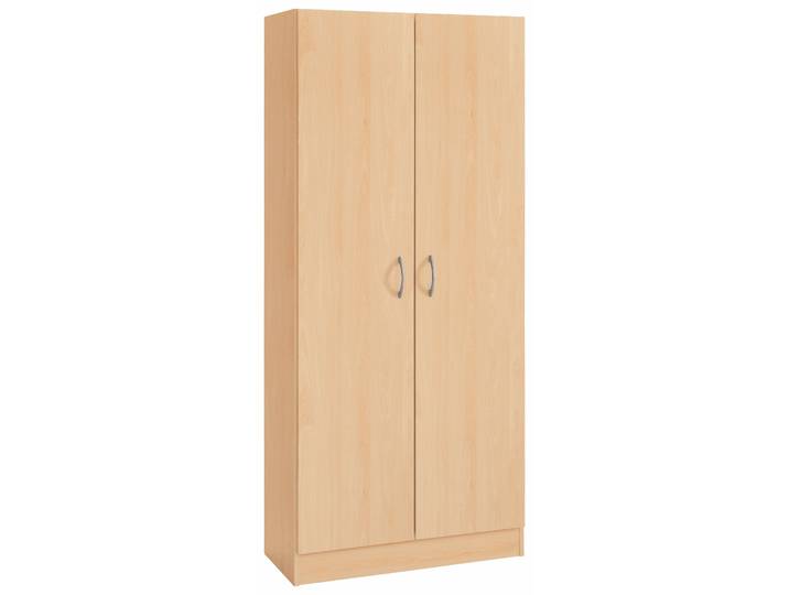 Mehrzweckschrank WIHO KÜCHEN Kiel , braun (buche dekor), B:80cm H:180cm T:35cm, Schränke, Mehrzweckschrank, Typ 3