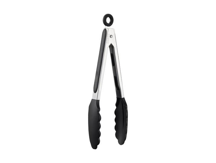 Dorre Pince de cuisine Kiah protection silicone noire Acier inoxydable