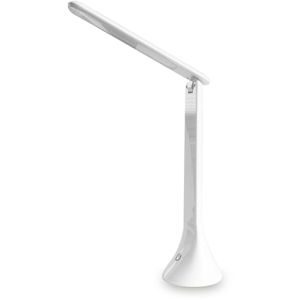 Eaxus Schreibtischlampe weiß, LED, dimmbar, mit Touchpanel, 200 Lumen, tageslichtweiß