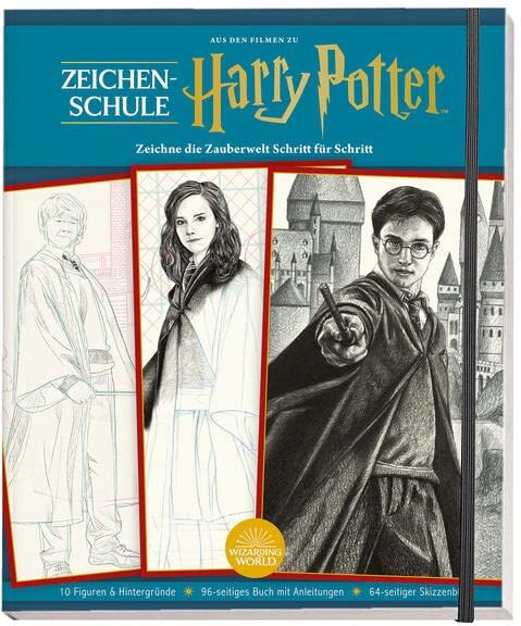 Steve Behling - Aus den Filmen zu Harry Potter: Zeichenschule - Zeichne die Zauberwelt Schritt für Schritt: 10 Figuren & Hintergründe, 96-seitiges Buch mit Anleitung, 64-seitiger Skizzenblock - Preis vom 11.10.2026 15:43:13 h