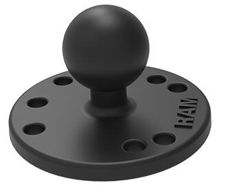 RAM MOUNTS runde Basisplatte mit B-Kugel (1 Zoll) RAM-B-202U