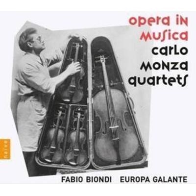 Fabio Biondi & Europa Galante: Carlo Monza Quartets - Opera - Fabio Biondi & Europa Galante, CD