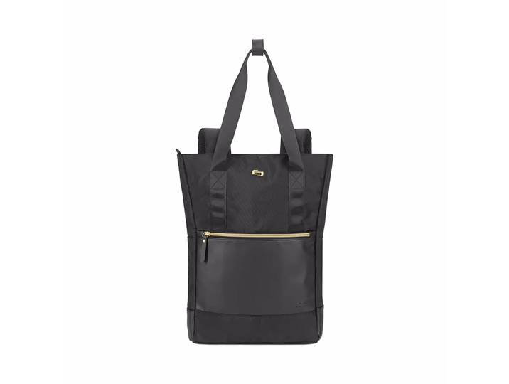 Solo New York Parker Hybrid Backpack Tote Black Laptop Tasche – schwarz
