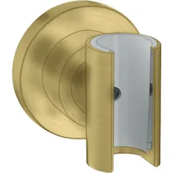 hansgrohe AXOR Brausehalter round, 39525950, Farbe: Brushed Brass