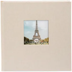 Bella Vista Memoalbum sandgrau, für 200 Fotos 10x15 cm