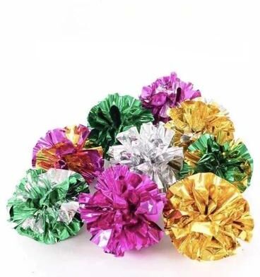 Uplifted Finds Mylar Crinkle Foil Balls (6 Piece Set) Mylar Crinkle Foil Balls (6 Piece Set)