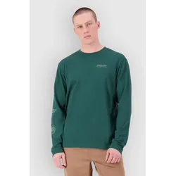 Mons Royale Yonder Merino Organic Cotton Funktionsshirt dark pine Gr. XL