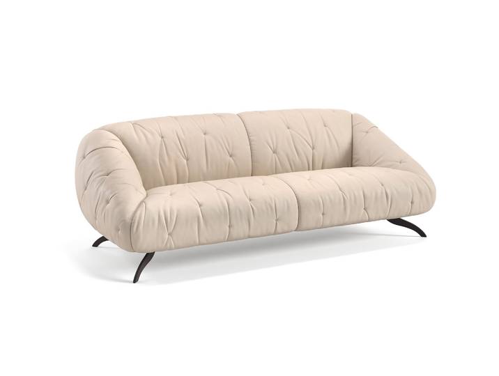 Leder Sofa VARESE 2-Sitzer Designersofa Designercouch Couch