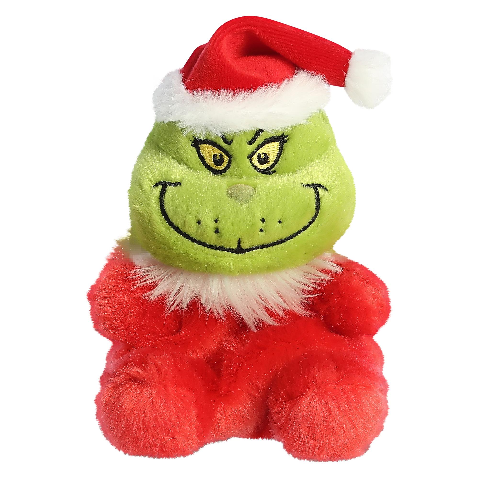 Herma Aurora, 15591, The Grinch Official Merchandise Santa Palm Pal, Soft Toy, Red & Green (13 cm) (26583)
