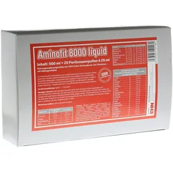 Aminofit 8.000 Liquid Ampullen 20 St