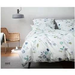 Elegante Bettwäsche Monotypie - 135x200 cm + 80x80 cm mint