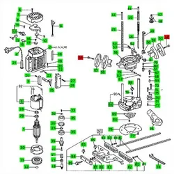FESTOOL Zylinderschraube M6x40 für OF 2000 E