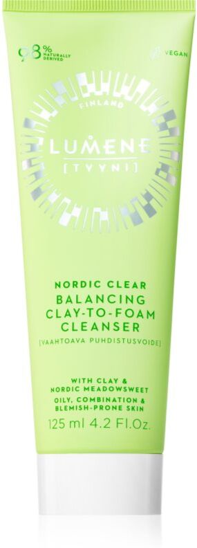 Lumene Nordic Clear [TYYNI] makeup removing foam cleanser for oily and problem skin 125 ml
